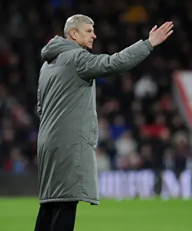AFC Bournemouth V Arsenal 2016-17 Prints: Arsene Wenger and Arsenal Battle AFC Bournemouth in Premier League Showdown (January 2017)