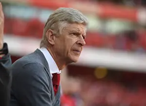 Arsenal V Burnley 2017-18 Prints: Arsene Wenger: Arsenal Boss in Action Against Burnley (2017-18)