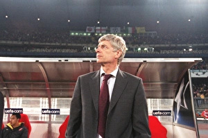 Arsene Wenger: The Arsenal Boss Awaits Kickoff in Turin, UEFA Champions League Quarterfinals vs. Juventus (2006)