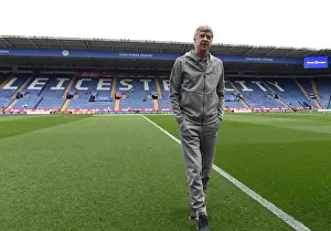 Leicester City V Arsenal 2017-18 Prints: Arsene Wenger: Arsenal Boss Faces Leicester City in Premier League Showdown (2017-18)