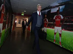 Arsenal V Atletico Madrid 2017-18 Prints: Arsene Wenger: Arsenal Boss Leads Team Against Atletico Madrid in Europa League Semi-Final