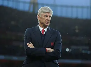 Arsenal V Liverpool 2015/16 Prints: Arsene Wenger: The Arsenal Boss Prepares for Premier League Battle against Liverpool (2015/16)
