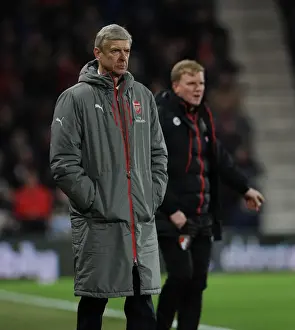 AFC Bournemouth V Arsenal 2016-17 Prints: Arsene Wenger and Arsenal Face AFC Bournemouth in Premier League Match (January 2017)