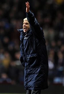 Images Dated 13th January 2014: Arsene Wenger and Arsenal Face Aston Villa in Premier League Clash (2013-14)