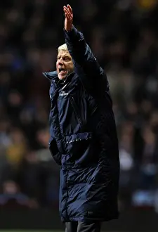 Aston Villa V Arsenal 2013-14 Prints: Arsene Wenger and Arsenal Face Aston Villa in Premier League Clash (2013-14)
