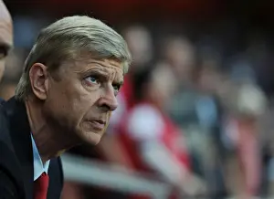 Arsenal V Fenerbahce 2013-14 Prints: Arsene Wenger and Arsenal Face Fenerbahce in UEFA Champions League Clash (2013)