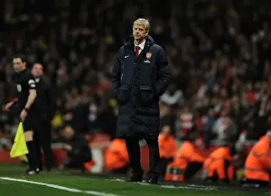 Arsenal V Liverpool - FA Cup 2013-14 Prints: Arsene Wenger and Arsenal Face Liverpool in FA Cup Battle at Emirates Stadium, 2014