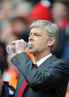 Images Dated 8th April 2012: Arsene Wenger and Arsenal Face Manchester City: A Premier League Battle, April 2012