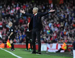 Arsenal V Norwich City 2015-16 Prints: Arsene Wenger and Arsenal Face Norwich City in Premier League Clash (2015-16)