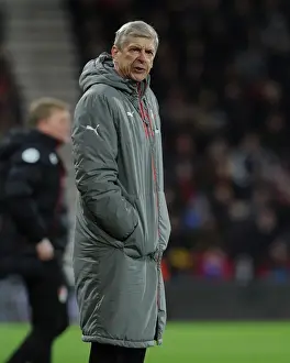 AFC Bournemouth V Arsenal 2016-17 Prints: Arsene Wenger and Arsenal Face Off Against AFC Bournemouth in Premier League Clash (January 2017)