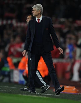Images Dated 20th October 2015: Arsene Wenger and Arsenal Face Off Against Bayern Munich in Champions League Battle
