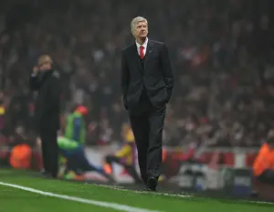 Arsenal V Borussia Dortmund 2014-15 Prints: Arsene Wenger and Arsenal Face Off Against Borussia Dortmund in Champions League Clash
