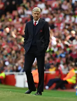 Arsenal V Everton 2016-17 Prints: Arsene Wenger and Arsenal Face Off Against Everton in Premier League (2016-17)