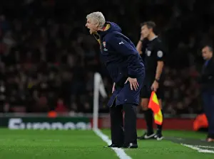 Arsenal V Everton 2015/16 Prints: Arsene Wenger and Arsenal Face Off Against Everton in Premier League Clash (2015/16)