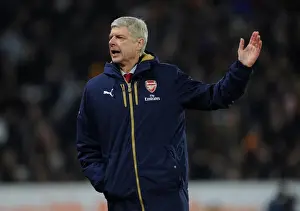 15/16 Hull City V Arsenal FA Cup Prints: Arsene Wenger and Arsenal Face Off Against Hull City in FA Cup Clash, 2016