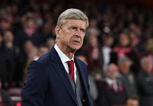 Arsenal V FC Köln 2017-18 Prints: Arsene Wenger: Arsenal FC vs. 1. FC Koeln, UEFA Europa League (2017)