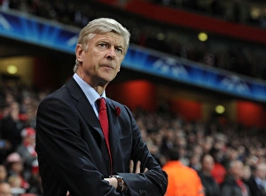 Arsenal V Marseille 2011-12 Prints: Arsene Wenger - Arsenal FC vs Olympique de Marseille, UEFA Champions League (2011)