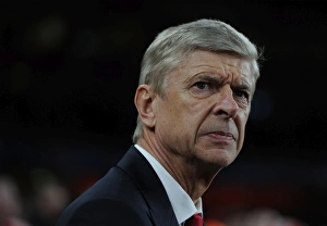 Arsenal V Paris Saint-Germain 2016-17 Prints: Arsene Wenger: Arsenal FC vs. Paris Saint-Germain, UEFA Champions League, 2016-17