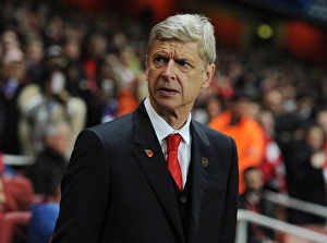 Arsenal V Anderlecht 2014/15 Prints: Arsene Wenger: Arsenal FC vs RSC Anderlecht, UEFA Champions League, 2014