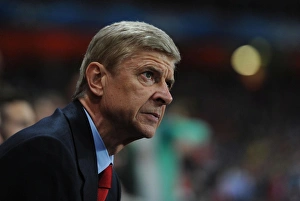 Arsenal V Napoli 2013-14 Prints: Arsene Wenger: Arsenal FC vs. SSC Napoli, UEFA Champions League, 2013