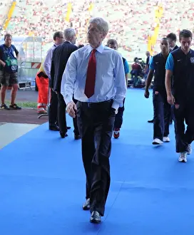 Arsene Wenger: Arsenal FC's Boss at Udinese Calcio's Stadium, UEFA Champions League Play-Off, 2011
