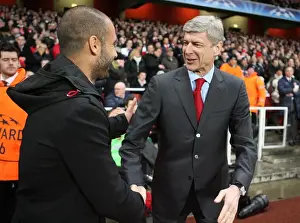 Arsenal V Barcelona 2009-10 Prints: Arsene Wenger of Arsenal