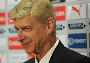 Arsenal V Crystal Palace 2014/15 Prints: Arsene Wenger - Arsenal Manager, Pre-Match Interview vs Crystal Palace (2014/15)