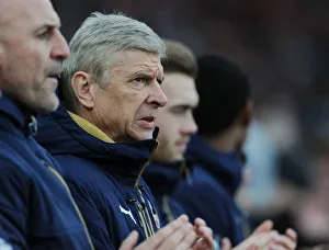 Arsenal V Newcastle United 2015-16 Prints: Arsene Wenger: Arsenal Manager, Arsenal vs Newcastle United, Premier League 2015-16