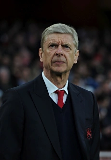 Arsenal V Leicester City 2016-17 Prints: Arsene Wenger: Arsenal Manager, 2016-17 Season - Arsenal vs. Leicester City