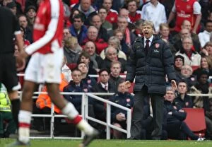Arsenal v Fulham 2008-9 Gallery: Arsene Wenger Arsenal Manager