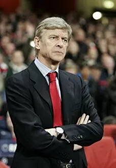 Arsenal v Standard Liege 2009-10 Collection: Arsene Wenger the Arsenal Manager
