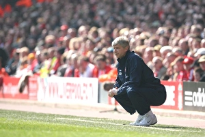 Liverpool v Arsenal 2006-7 Collection: Arsene Wenger (Arsenal manager)