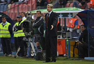 Steaua Bucharest v Arsenal 2007-08 Collection: Arsene Wenger the Arsenal Manager