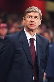 Arsenal v Slavia Prague 2007-08 Collection: Arsene Wenger the Arsenal Manager