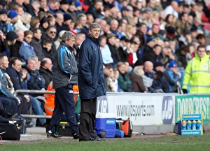 Wigan Athletic v Arsenal 2007-08 Collection: Arsene Wenger the Arsenal Manager