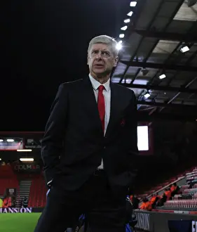 AFC Bournemouth V Arsenal 2016-17 Prints: Arsene Wenger the Arsenal Manager. AFC Bournemouth 3: 3 Arsenal. The Vitality Stadium