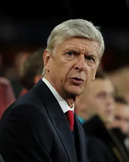 Arsenal V Olympiacos 2015/16 Prints: Arsene Wenger: Arsenal Manager Ahead of Champions League Showdown Against Olympiacos (2015)