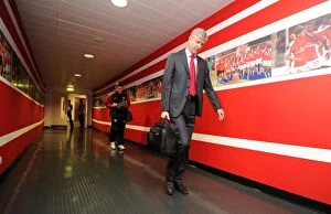 Arsene Wenger the Arsenal Manager. Arsenal 0:0 Blackburn Rovers. Barclays Premier League