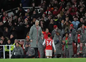 Arsenal V West Bromwich Albion 2016-17 Prints: Arsene Wenger the Arsenal Manager. Arsenal 1: 0 West Bromwich Albion. Premier League