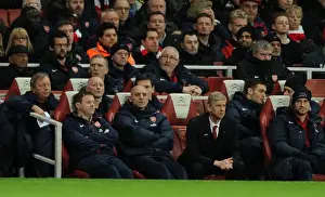 Arsene Wenger the Arsenal Manager. Arsenal 1: 1 Everton. Barclays Premier League. Emirates Stadium