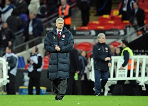 Arsenal V Birmingham City - Carlin Cup Final 2010-11 Prints: Arsene Wenger the Arsenal Manager. Arsenal 1: 2 Birmingham City. Carling Cup Final
