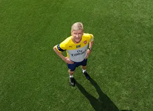 Arsene Wenger the Arsenal Manager. Arsenal 1st Team Photocall. Emirates Stadium, 7 / 8 / 14