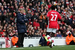 Arsenal V Sunderland 2009-10 Prints: Arsene Wenger the Arsenal Manager. Arsenal 2: 0 Sunderland, Barclays Premier League