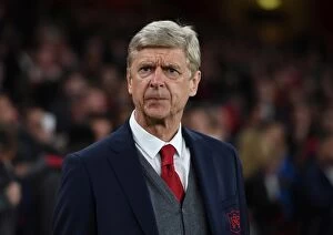 Arsenal v West Bromwich Albion 2017-18 Collection: Arsene Wenger the Arsenal Manager. Arsenal 2: 0 West Bromwich Albion. Premier League
