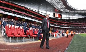 Arsenal v Everton 2009-10 Gallery: Arsene Wenger the Arsenal Manager. Arsenal 2: 2 Everton. Barclays Premier League