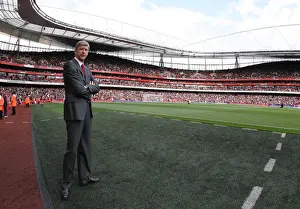 Arsene Wenger the Arsenal Manager. Arsenal 2: 3 West Bromwich Albion, Barclays Premier League