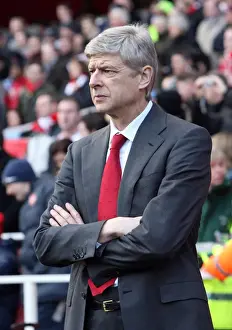 Arsene Wenger the Arsenal Manager. Arsenal 3: 1 Burnley. Barclays Premier League