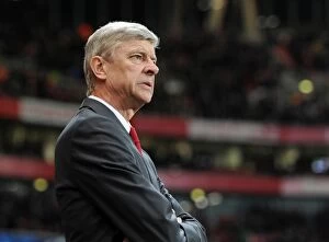 Arsene Wenger the Arsenal Manager. Arsenal 3: 0 AC Milan. UEFA Champions League