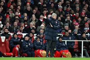 Images Dated 20th January 2010: Arsene Wenger the Arsenal Manager. Arsenal 4: 2 Bolton Wanderers. Barclays Premier League