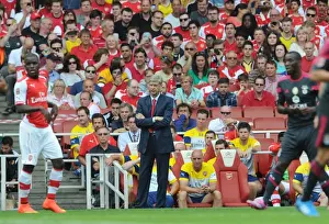 Arsene Wenger the Arsenal Manager. Arsenal 5: 1 Benfica. The Emirates Cup, Day 1. Emirates Stadium